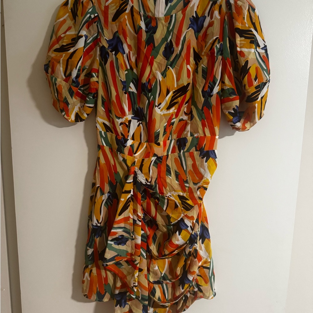 Vestique Multicolor Abstract Pattern Mini Dress - Picture 3 of 6